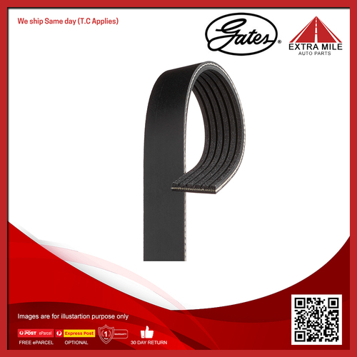 Gates V-Ribbed Belt For Kia Cerato YD, YDM 1.8L/2.0L GDi G4NB, G4NC 