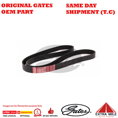 6PK1345 V-Ribbed AT Belt for FIAT Bravo 198AXC1B 937A5000 1.9L JTD Diesel 4Cyl FWD