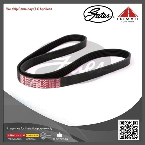 MICRO-V Ribbed Belt For HOLDEN Barina TM A14NET 1.4L ECOTEC Petrol 4Cyl FWD