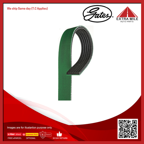 Gates Fleet Runner Heavy Duty Micro-V Ribbed Belt - 8555-0208 (6PK1509HD)