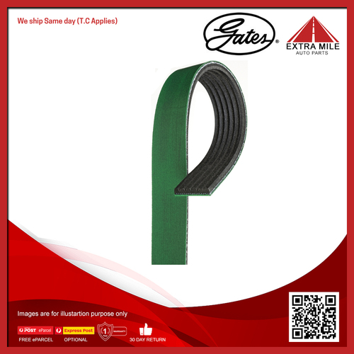 Gates Fleet Runner Heavy Duty Micro-V Ribbed Belt - 8555-0015 (6PK1613HD)