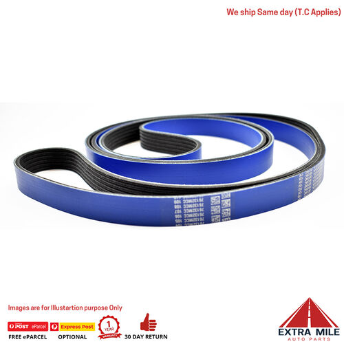 Gates Racing Micro-V Belt for VW Passat 2.3L(3B3) V5 11.2000 - 05.2005 6PK2375R