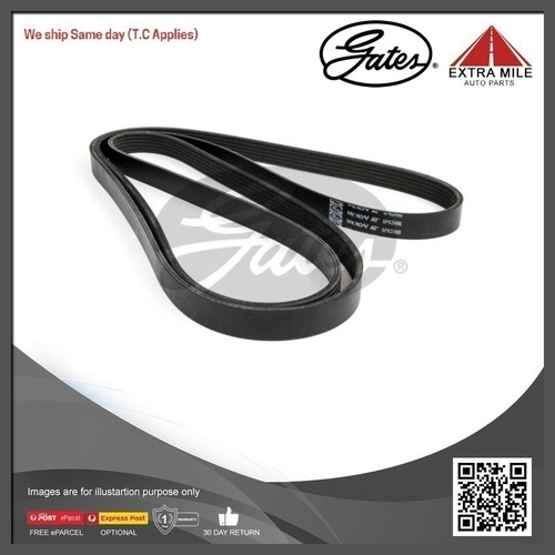 Gates V-Ribbed AT Belt for AUDI Q7 Diesel 3.0 TDI quattro BUG 4LB AWD 6PK2490