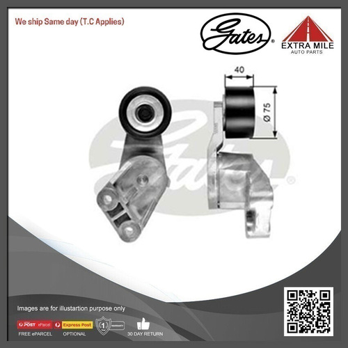 Gates Tensioner V-Ribbed Belt For Volvo FM D11C330,D11K330 10.8L Diesel