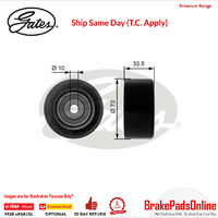 36173 DriveAlign Idler Pulley for LEXUS RC 350 GSC10 2GRFSE