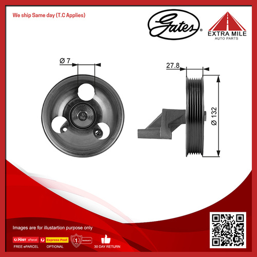 Gates DriveAlign Idler Pulley For Citroen C4 LA, LC 2.0L 16V RFK (EW10J4S)