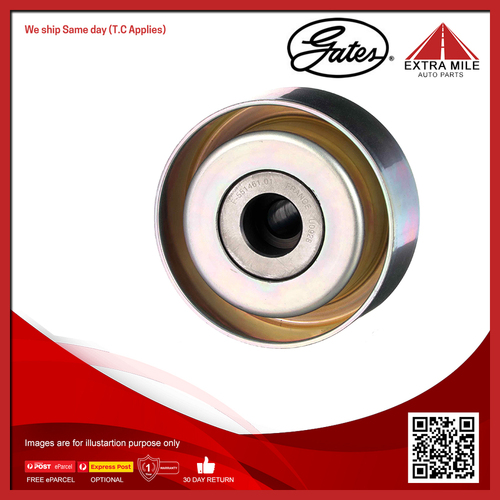 Gates DriveAlign Idler Pulley For Citroen C3 FC 1.6L 16V HDi 9HX (DV6ATED4)