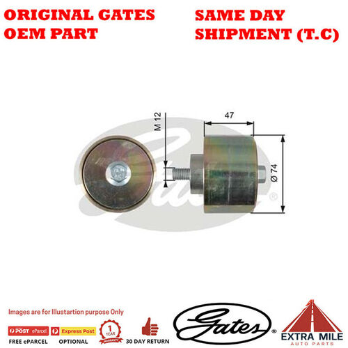 Gates Gates DRIVEALIGN IDLER PULLEY For IVECO  Stralis AS 440S48 12.8L 353KW 02/02-on
