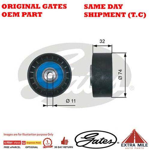 Gates DRIVE ALIGN IDLER PULLEY For 7803-25518