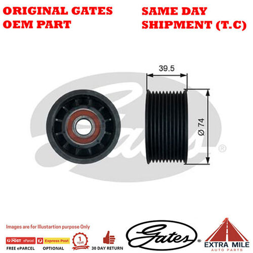 Gates DRIVE ALIGN IDLER PULLEY For VOLVO FM FM 370 10.8L 272KW 04/12-on