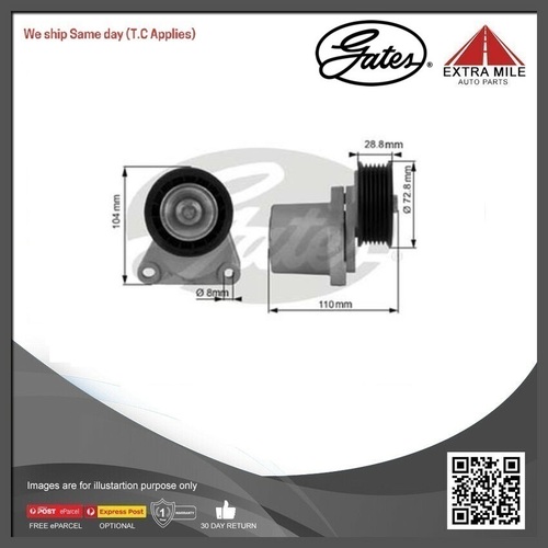 Gates DRIVEALIGN TENSIONER UNIT for Ford Australia Mondeo 2.3i 16V SEBA MA 38204