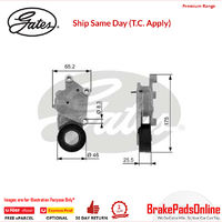 38331 DriveAlign Tensioner for CITROEN C4 9HY/9HZ/9H01 DV6TED4
