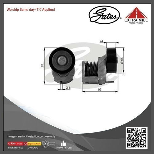 Gates Drivealign Tensioner Unit For Skoda Fabia CBZB 542,5J,5J 1.2L Petrol