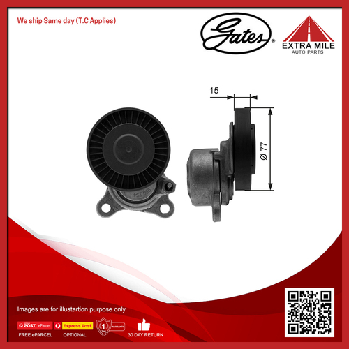 Gates V-ribbed Belt Tensioner For MG MG 6 K4G 1.8L T 18 Sedan/ Hatchback