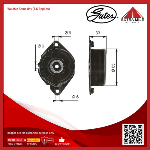 Gates V-ribbed Belt Tensioner - 7808-21413 (39013)