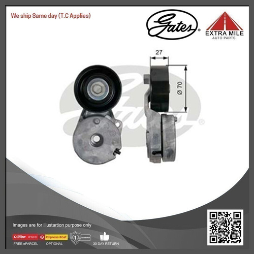 Gates Drivealign Tensioner Unit For Nissan Dualis/Dualis+2 MR20DE 2.0L Petrol