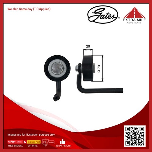 Gates V-Ribbed Belt Tensioner For BMW X5 E53 3.0 d M57 D30 (306D1) 3.0L SUV