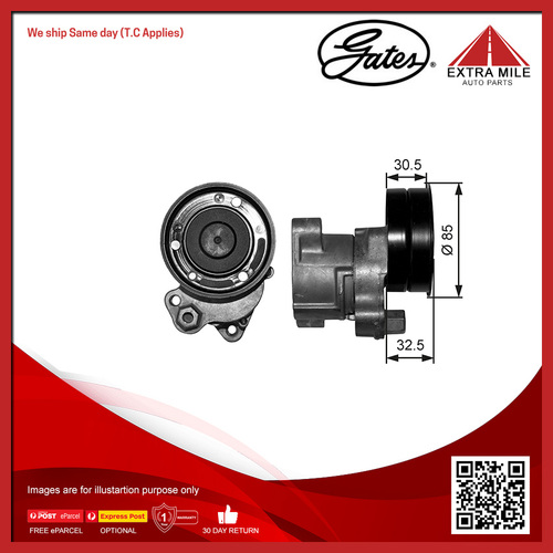 Gates DriveAlign V-ribbed Belt Tensioner For DAF XF 95 12.6L XE280C, XE315C