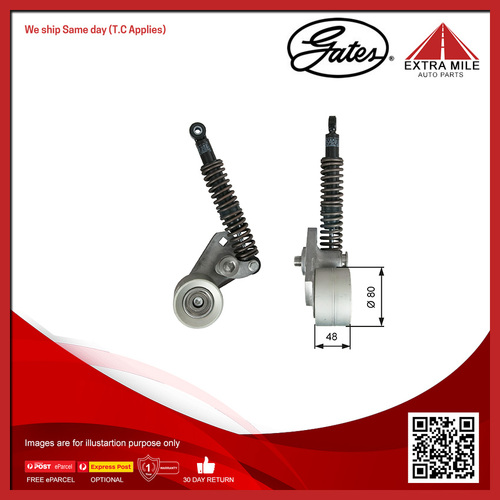 Gates DriveAlign V-ribbed Belt Tensioner For Mercedes-Benz Actros 11.9L