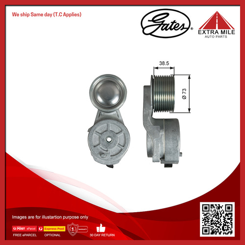 Gates DriveAlign V-ribbed Belt Tensioner For Scania K-Series 9.3L/8.9L/11.7L