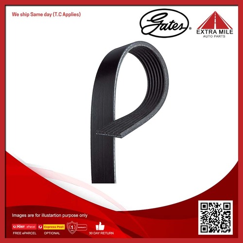 Gates V-ribbed Belt For Audi A6 C7,4GC,4G2, C6,4F5, C6,4F2 3.0L CAJA, CGWB, CGXB