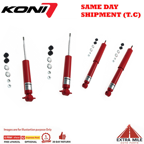 KONI ADJUSTABLE FRONT & REAR SHOCK ABSORBERS For CHEVROLET CAMARO 67 68 69