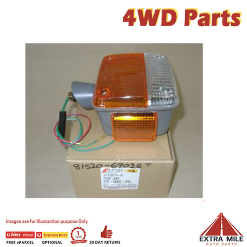 Indicator Light-Front For Toyota Landcruiser HJ45-3.6L H Dsl 81520-69026NG