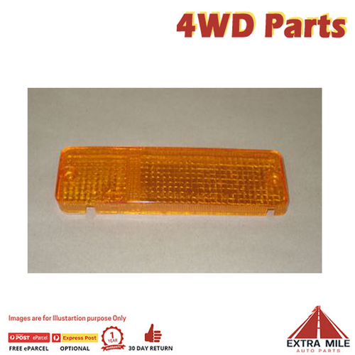 Left Indicator Light Lens For Toyota Hilux LN65 - 2L 2.4L Diesel 08/1983-08/1988