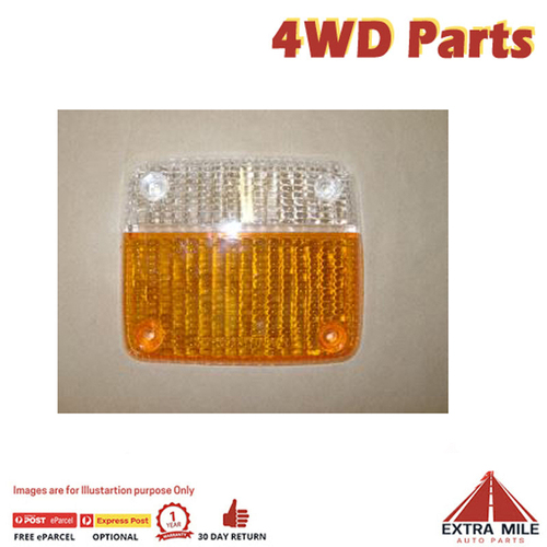 Indicator Light Lens-Front For Toyota Landcruiser BJ40-3.0L B Dsl 09/1977-/1980