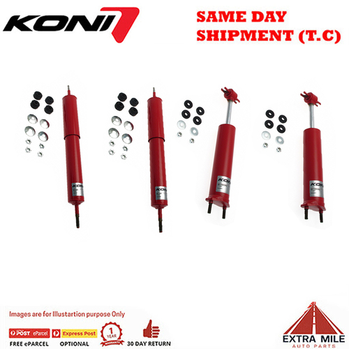 KONI ADJUSTABLE FRONT REAR SHOCK ABSORBERS FOR FORD MUSTANG 64 65 66 67 68 69 70