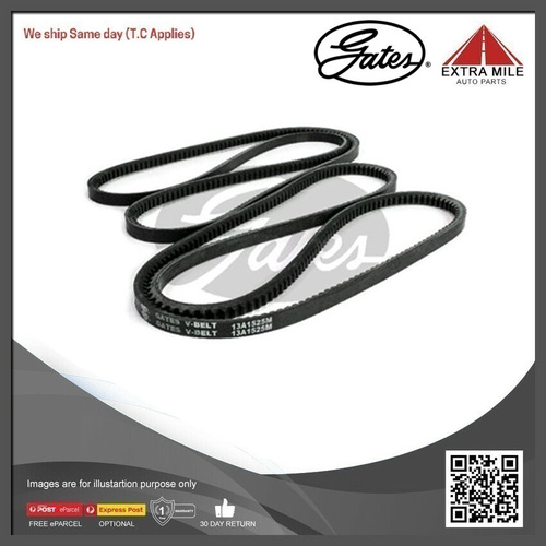Gates V-Belt For Holden Jackaroo/Monterey 3.1L UBS69 Diesel-8507-1525YV2