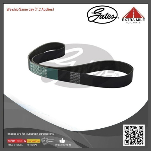 Gates Fleetrunner Micro V-Ribbed Belt For Volvo FM 12.8L D13B400 Diesel