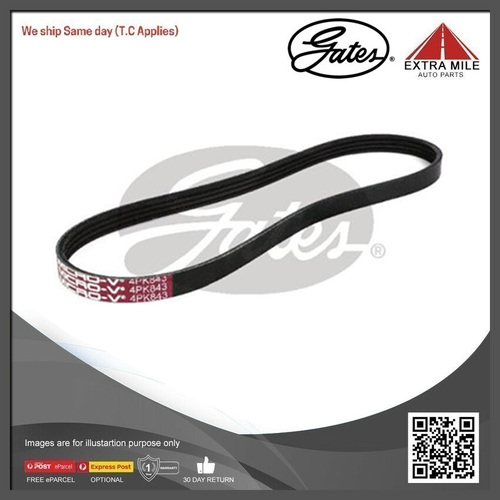 Gates Micro V-Ribbed Belt For BMW 5 2.5L (256S5) Petrol-8552-0795