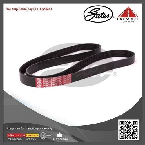 Gates Micro V-Ribbed Belt For Land Rover Discovery 2.5L Td5 L318 Diesel