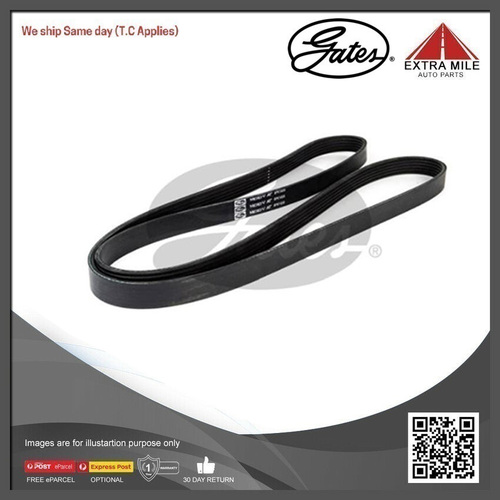 Gates Micro V-Ribbed Belt For Renault Trafic 1.9 dCi (FL0C) Diesel-8552-3206