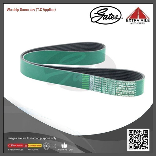 Gates Fleetrunner Micro V-Ribbed Belt For Volvo FM12 12.1L D12C420 Diesel