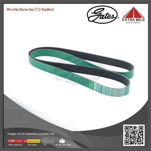 Gates Fleetrunner Micro-V-Ribbed Belt For Freightliner FL Series FL80 8.2L