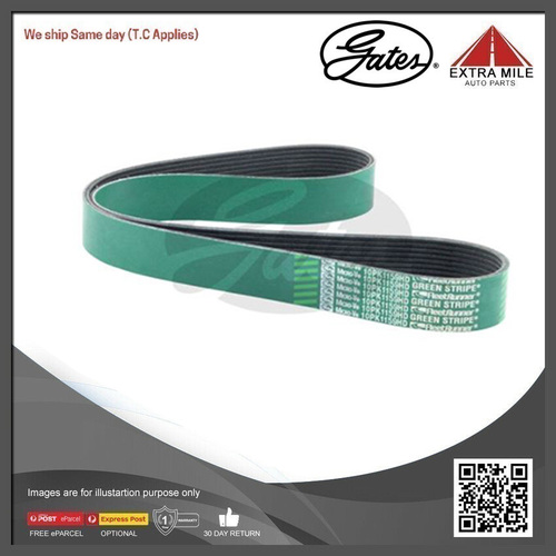 Gates Fleetrunner Micro-V-Ribbed Belt For Mercedes-Benz Actros MP4/MP5 10.6L