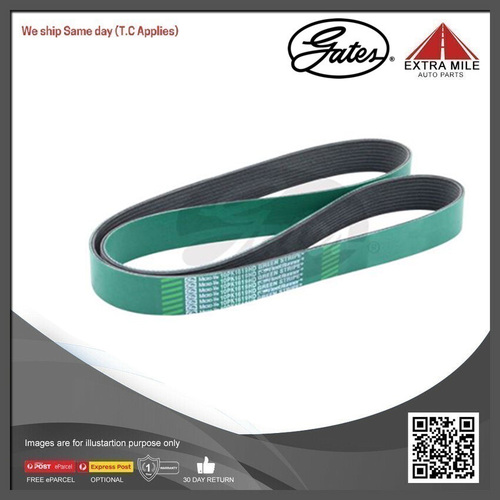 Gates Fleetrunner Micro-V-Ribbed Belt For Volvo FE  7.1L 05/06-on Diesel