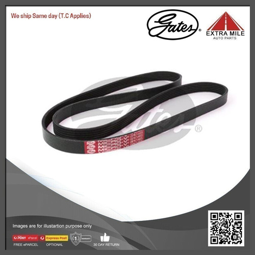 Gates Micro V-Ribbed Belt For Land Rover Freelander T2N L314 2.0L Diesel
