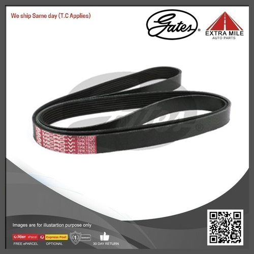 Gates Micro V-Ribbed Belt For Toyota Tarago 2.4L ACR30W ACR30 Petrol-8653-10419
