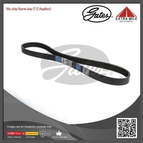 Gates Micro V-Ribbed Belt For Peugeot 207 1.6L DV6TED4 WC,WA Diesel-8653-10578