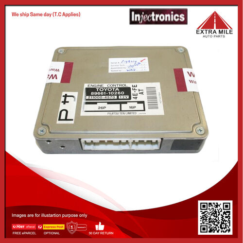 Injectronics Engine Control Module For Toyota Starlet EP95R 1.3L 4EFE 16V DOHC