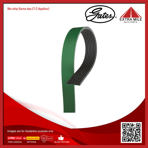 Gates Fleet Runner Heavy Duty Micro-V Ribbed Belt - 8555-0240 (8PK1907HD)