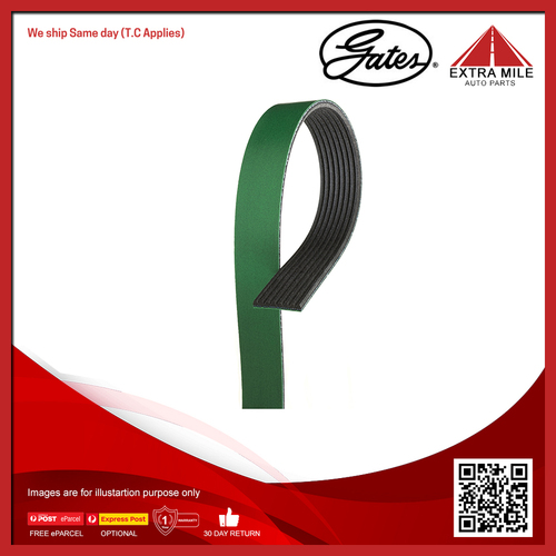 Gates Fleet Runner Heavy Duty Micro-V Ribbed Belt - 8555-0828 (8PK2086HD)