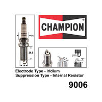 9006 Iridium Spark Plug for BMW 125i E82 E88 130i E87 323i E90 E91 E92 325i E90 E92 E93 330i E90 523i E60 525i E60 530i E60 E61 X3 E83 XDRIVE 25i/2