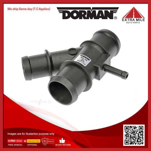 Dorman Radiator Hose Connector For Volkswagen Passat FSi B6 2.0L BWA I4 16V DOHC