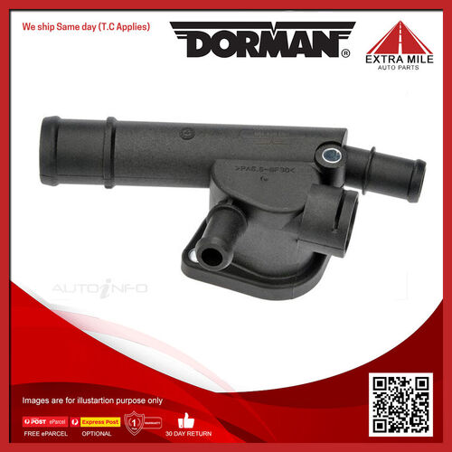 Dorman Water Outlet Housing For Volkswagen Caddy TDi 2K 1.9L BJB I4 8V SOHC