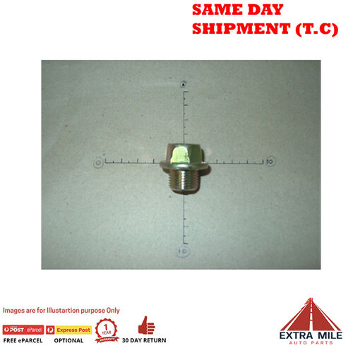 Diff Drain Plug For Toyota Hilux LN46-L 2.2L 01/1979-08/1983 90341-18089NG