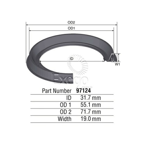 97124 Oil Seal for HOLDEN TORANA LH - AXLE / DRIVE SHAFT - REAR INNER